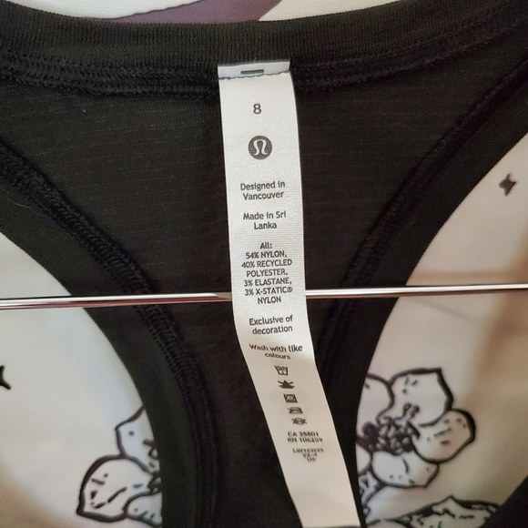✴️ NWT LULULEMON SWIFTLY TECH TANK RACERBACK RB 2.0 RACE BLACK SIZE 8 | - Picture 3 of 6